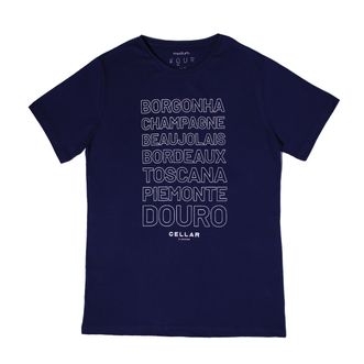 Camiseta Azul Cellar e Kour