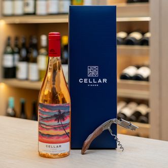Kit Cellar Collections Rosado + Abridor + Caixa de presente