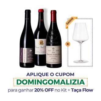 Kit Domingão - Celebração + 2 Taças Flow