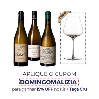Kit Domingão - Premier Cru - Brancos + Taça Cru