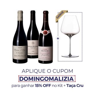 Kit Domingão - Premier Cru - Tintos + Taça Cru